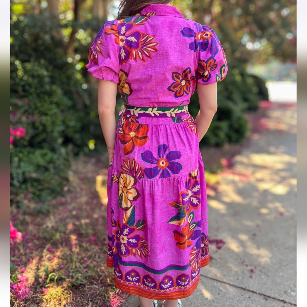 Maude Vivante Midi Dress-NWT - Picture 13 of 14